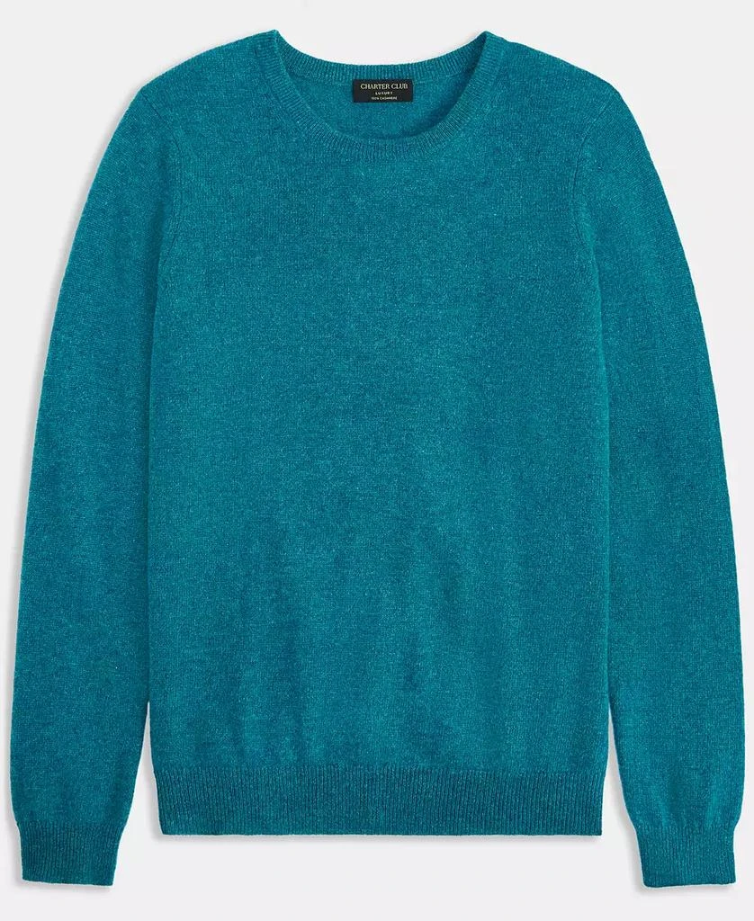 Charter Club 100% Cashmere Women's Long-Sleeve Crewneck Sweater, Created for Macy's 3