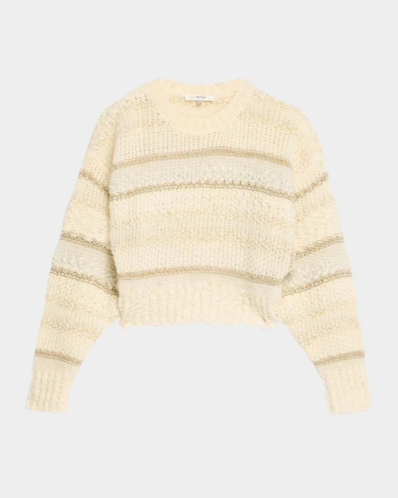 FRAME Textured Stripe Sweater 1
