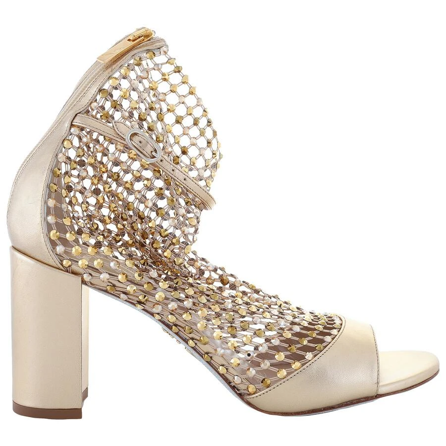 Rene Caovilla Gold Galaxia 80 Jeweled Sandals 1