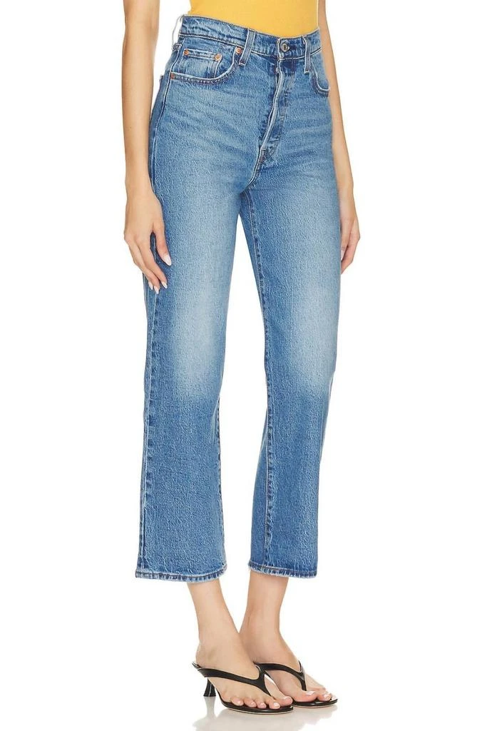 Levi's Ribcage Straight Ankle Jeans In Dance Around 2