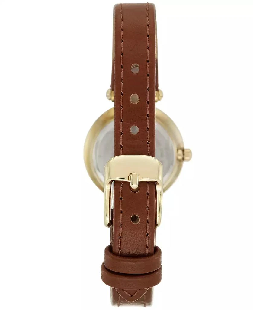 Anne Klein Women's Brown Leather Strap Watch 10-9442CHHY 3