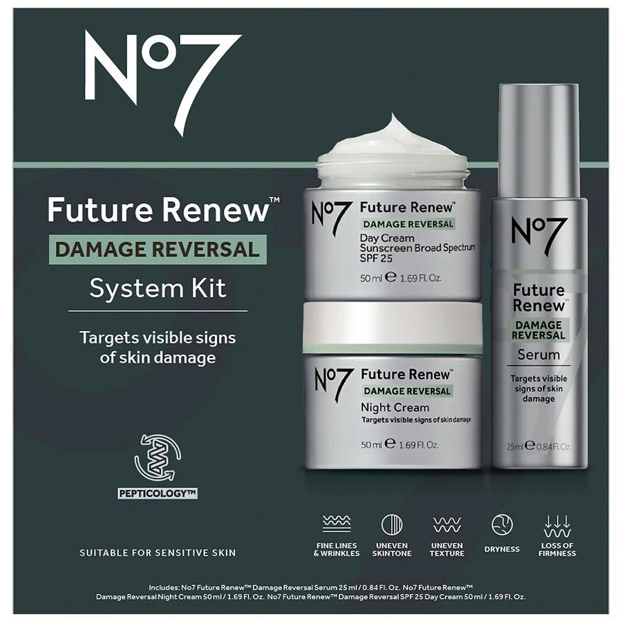 No7 Future Renew Damage Reversal Skincare System Kit 1