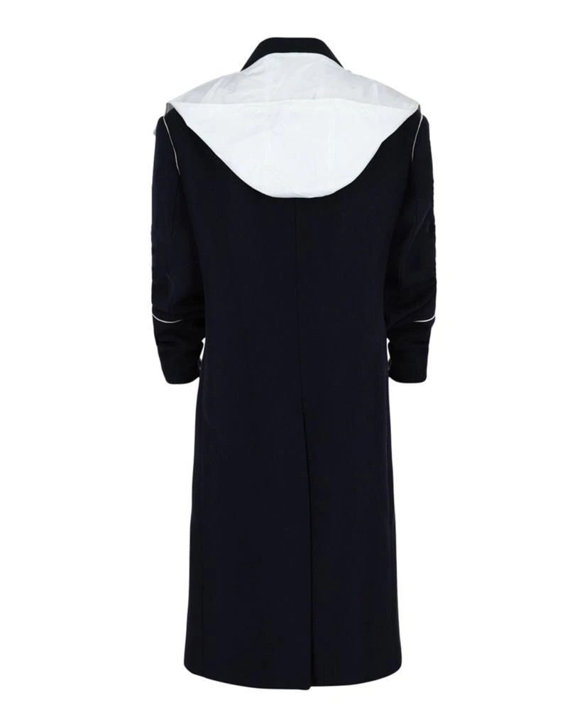 Salvatore Ferragamo Single-Breasted Hooded Coat 2