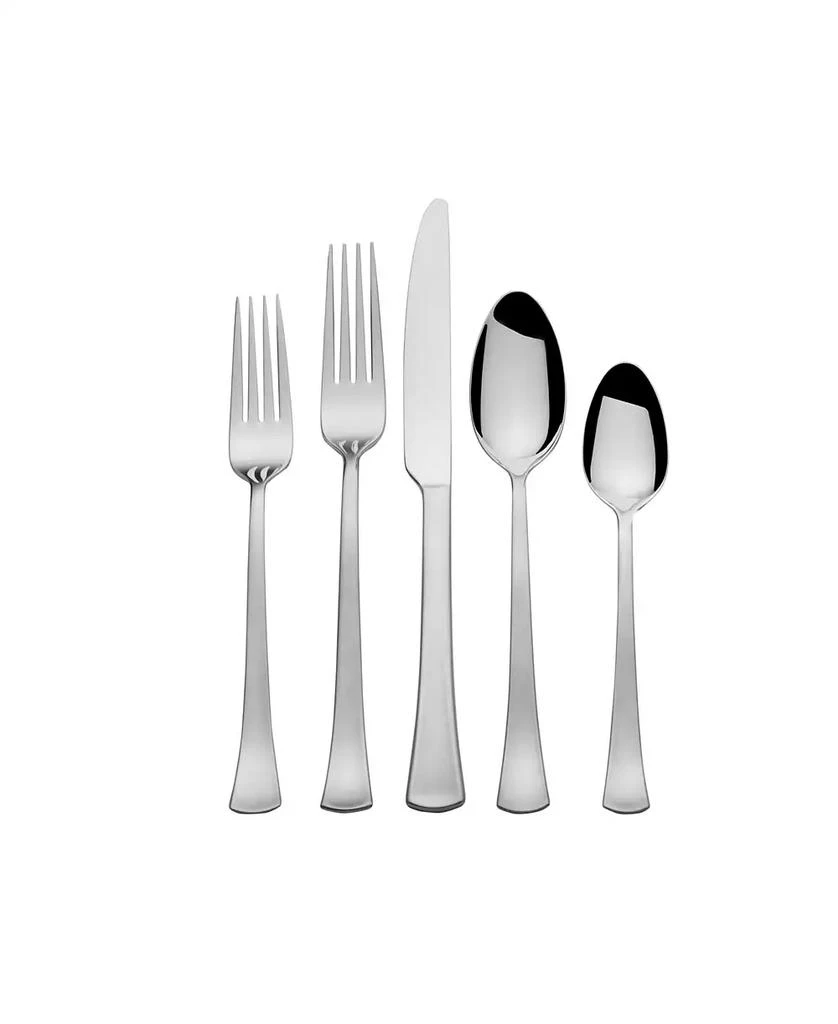 International Silver Fulton Satin 18.0 Stainless Steel 51 Piece Flatware Set, Service For 8 2