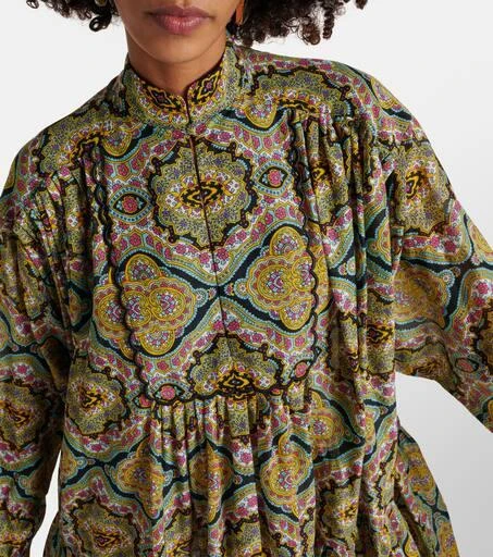 ETRO Printed cotton shirt dress 4