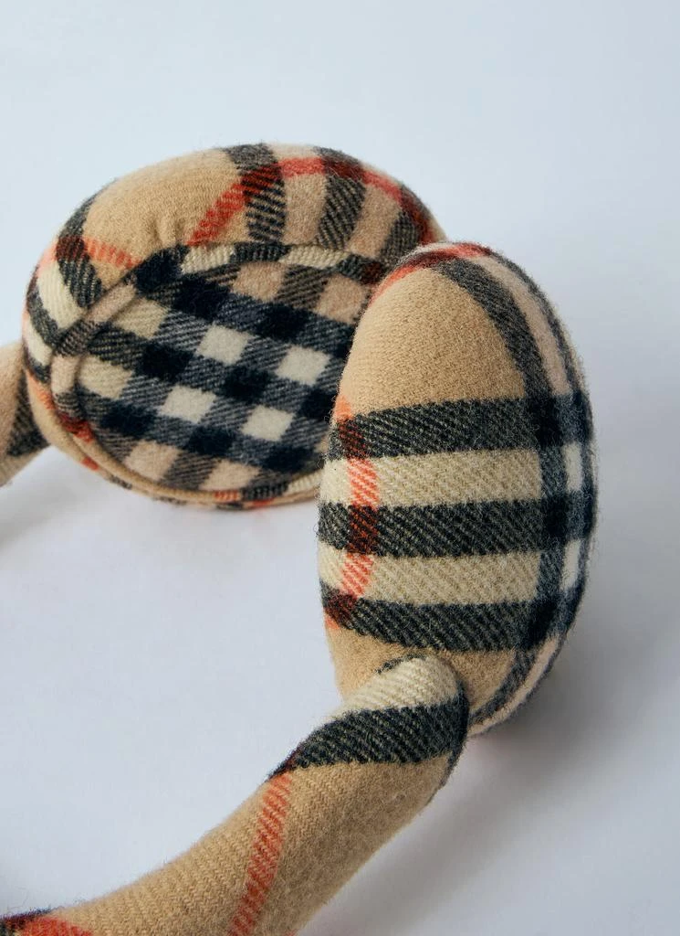 Burberry Check Wool Earmuffs 3