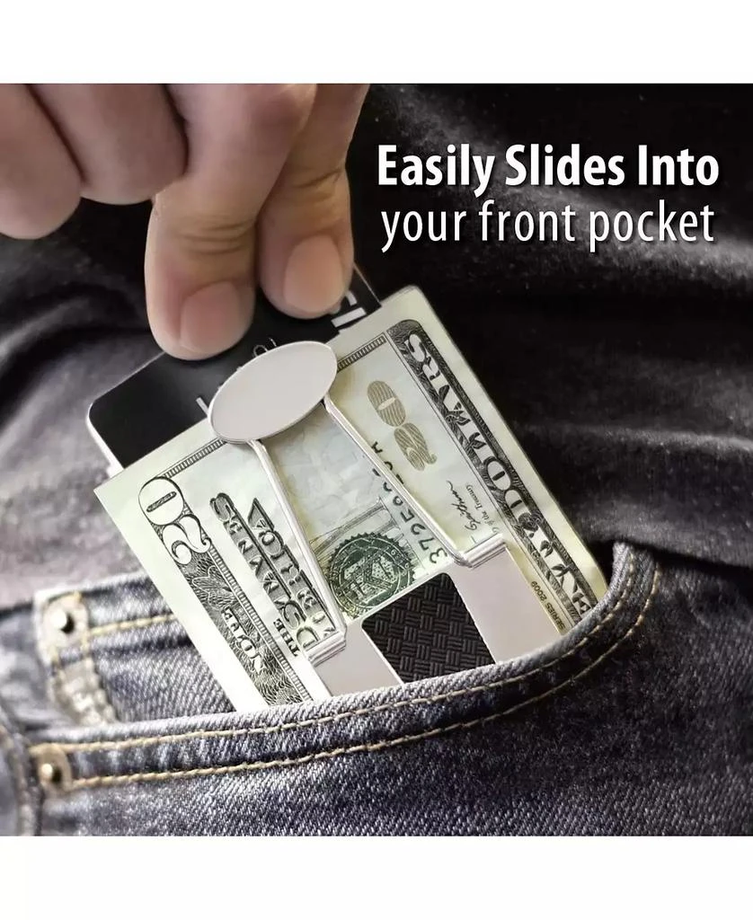 Speidel Men
s Bill Binder - Money Clip 
Credit Card Holder in Brushed 3