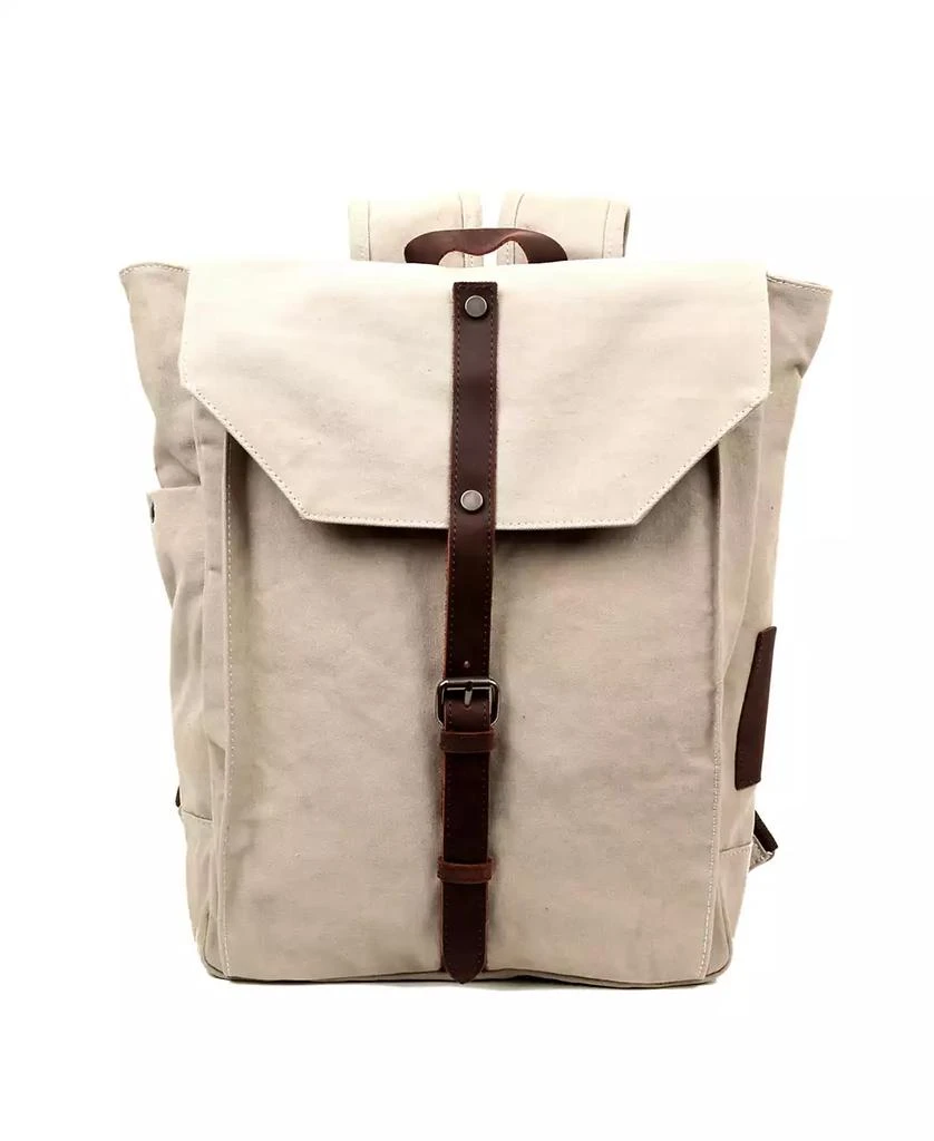 TSD BRAND Sunny Trail Canvas Backpack Handbag 1