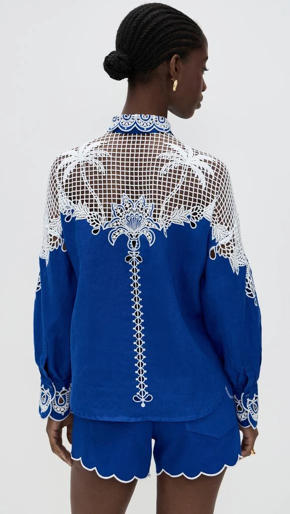 Farm Rio Palms Richelieu Long Sleeve Shirt 2