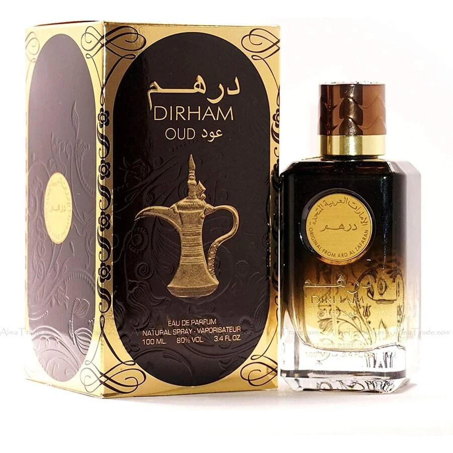 Ard Al Zaafaran Men's Dirham Oud EDP Spray 3.4 oz Fragrances 6423080608432 2