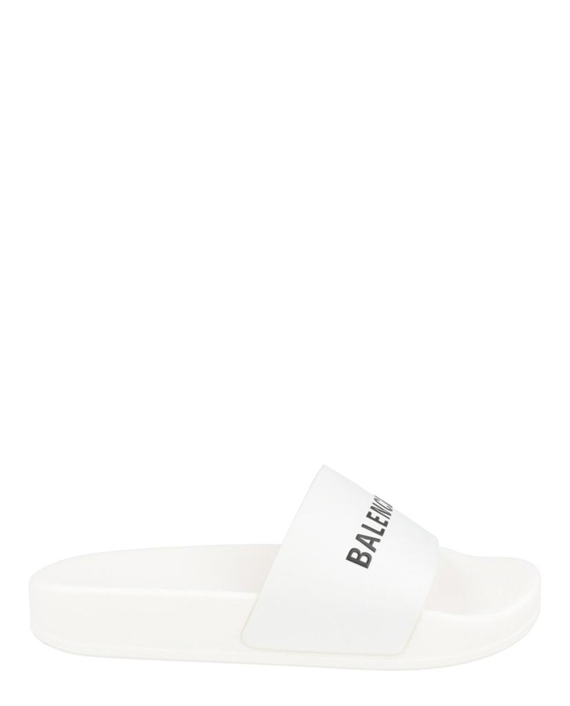 Balenciaga Logo Pool Slides