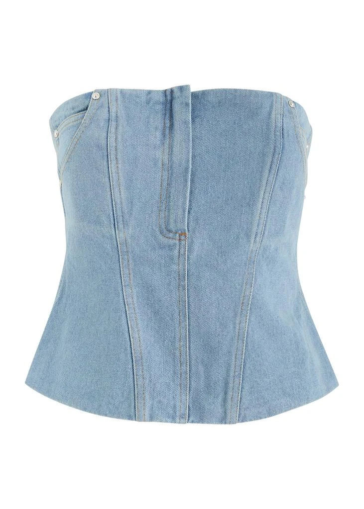 Paris Georgia Jo strapless denim corset top  1
