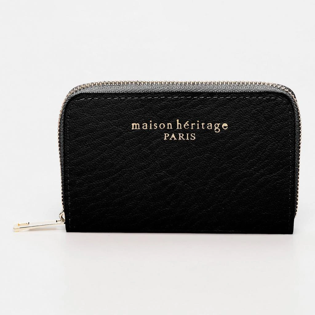 Maison Heritage Portefeuille Moni Box - Noir Methalique - Accesoires 2