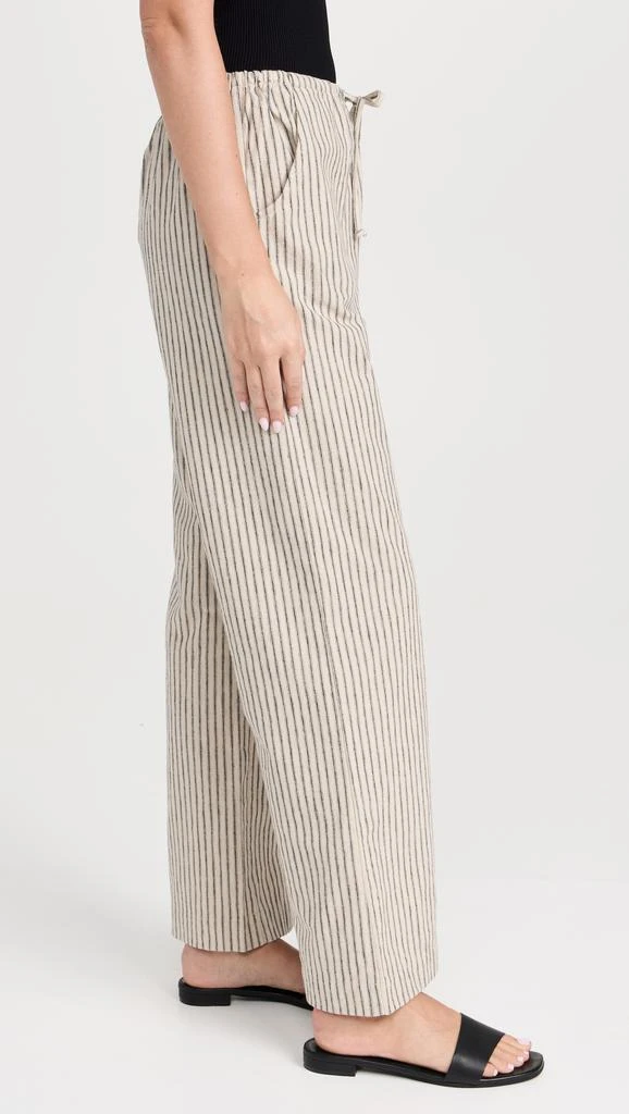DONNI The Linen Stripe Drawstring Pants 3
