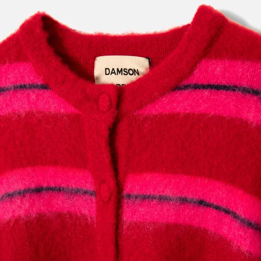 Damson Madder Cece Intarsia-Striped Knit Cardigan 3