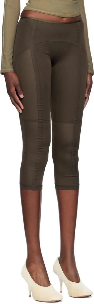KNWLS Brown Grace Capri Leggings 2