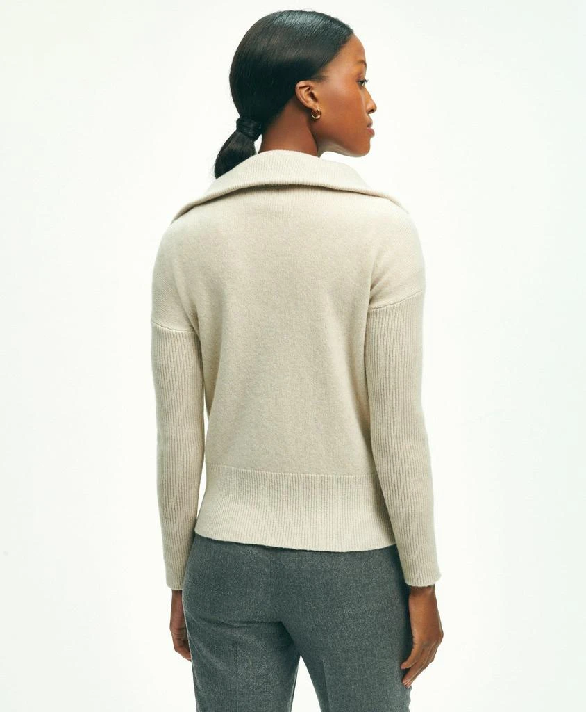 Brooks Brothers Wool Cashmere Half-Zip Sweater 2
