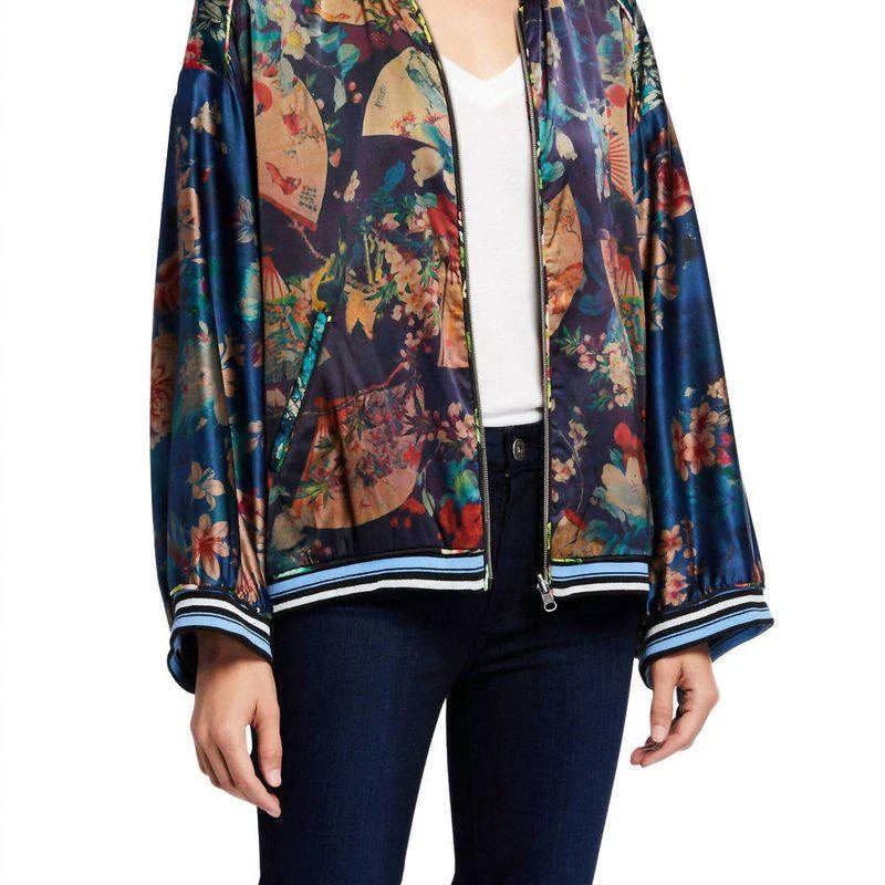 Johnny Was Fusai Reversible Bomber Jacket 1