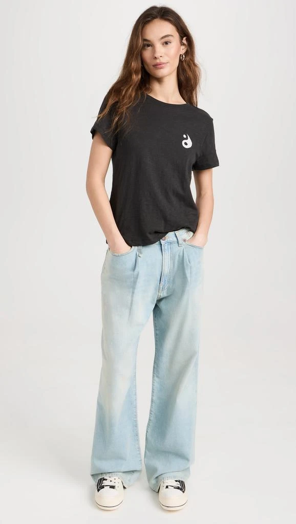 R13 Damon Pleated Wide Leg Jeans 9