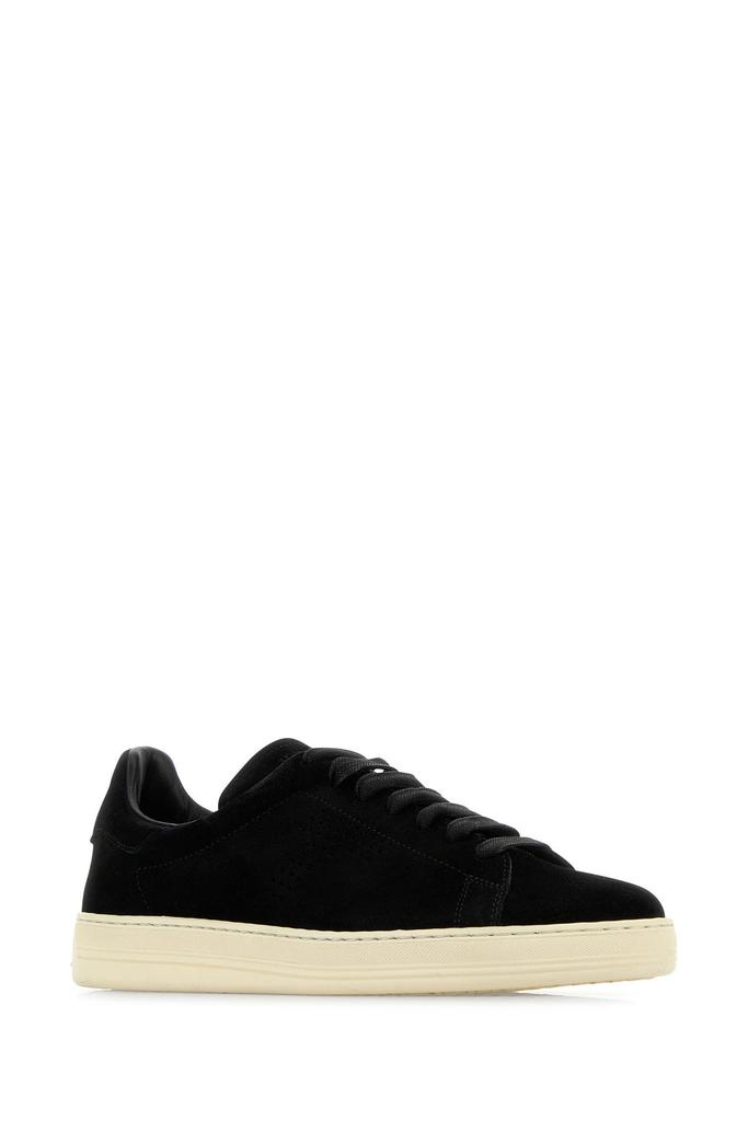 Tom Ford Black suede Warwick sneakers