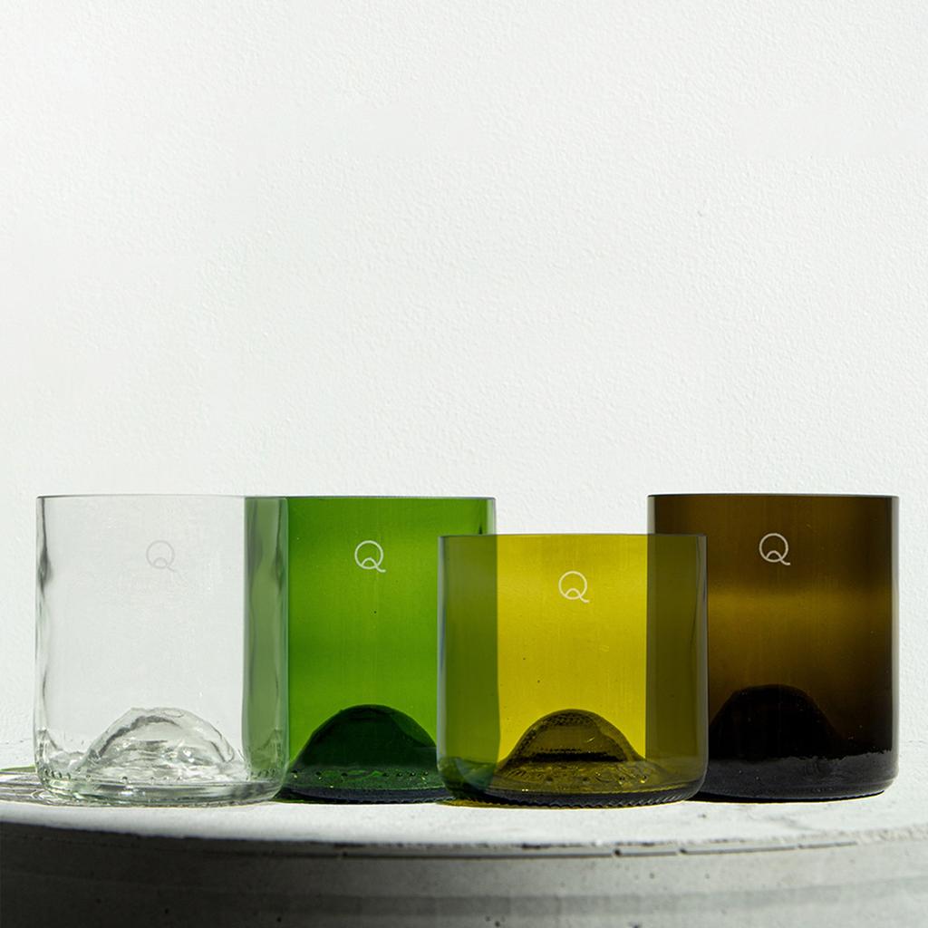 Q de bouteilles Lot De 4 Verres - Panaché - Short Drink