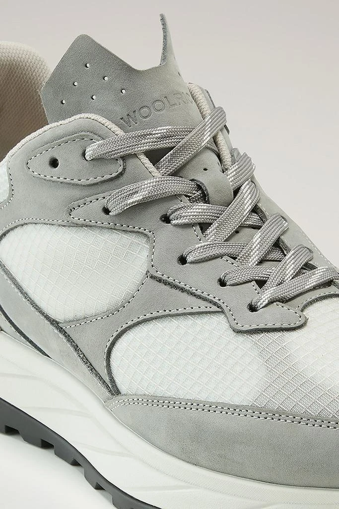 WO-FOOTWEAR Running Sneakers in Ripstop Fabric - Men - Gray 5