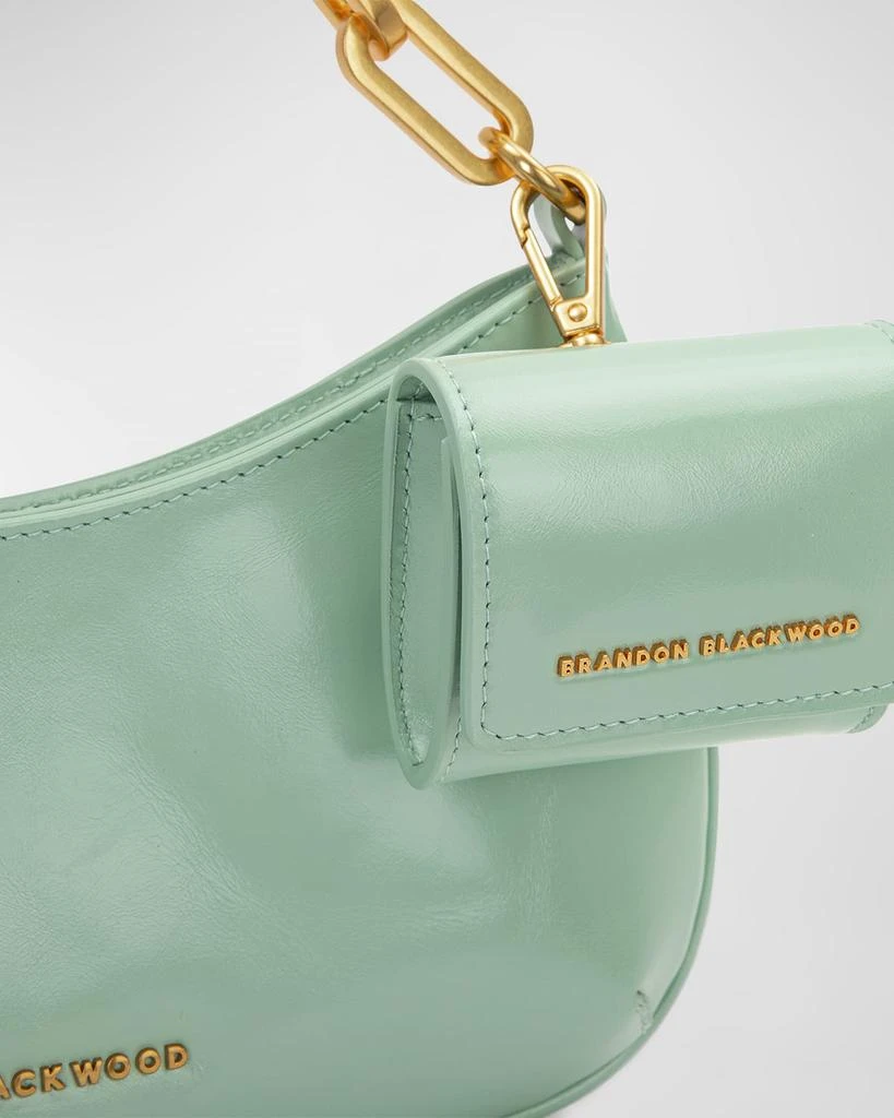 Brandon Blackwood Jacqueline Patent Leather Chain Shoulder Bag 3