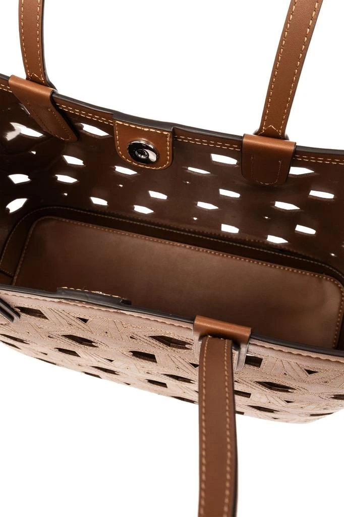 Michael Kors Michael Michael Kors Eliza Large Perforated Empire Logo Tote Bag 4