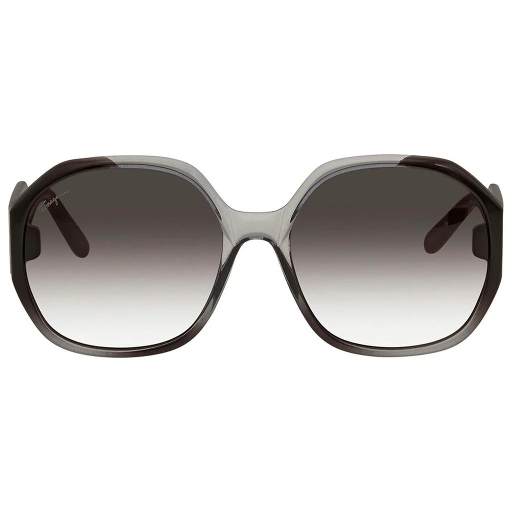 Salvatore Ferragamo Salvatore Ferragamo Unisex Sunglasses - Grey Gradient Lens Butterfly | SF943S 007 2