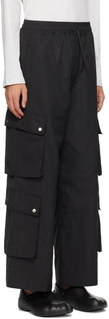 FFFPOSTALSERVICE Black Drawstring Cargo Pants 2