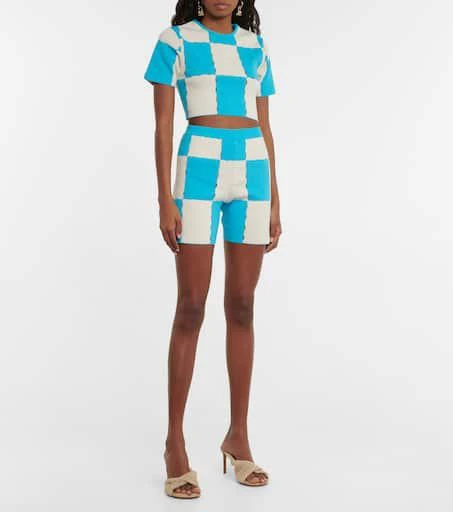 Jacquemus Le Short Gelato checked shorts 2