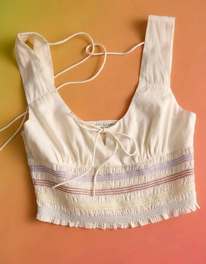 AE AE Pride Smocked Crop Top 1