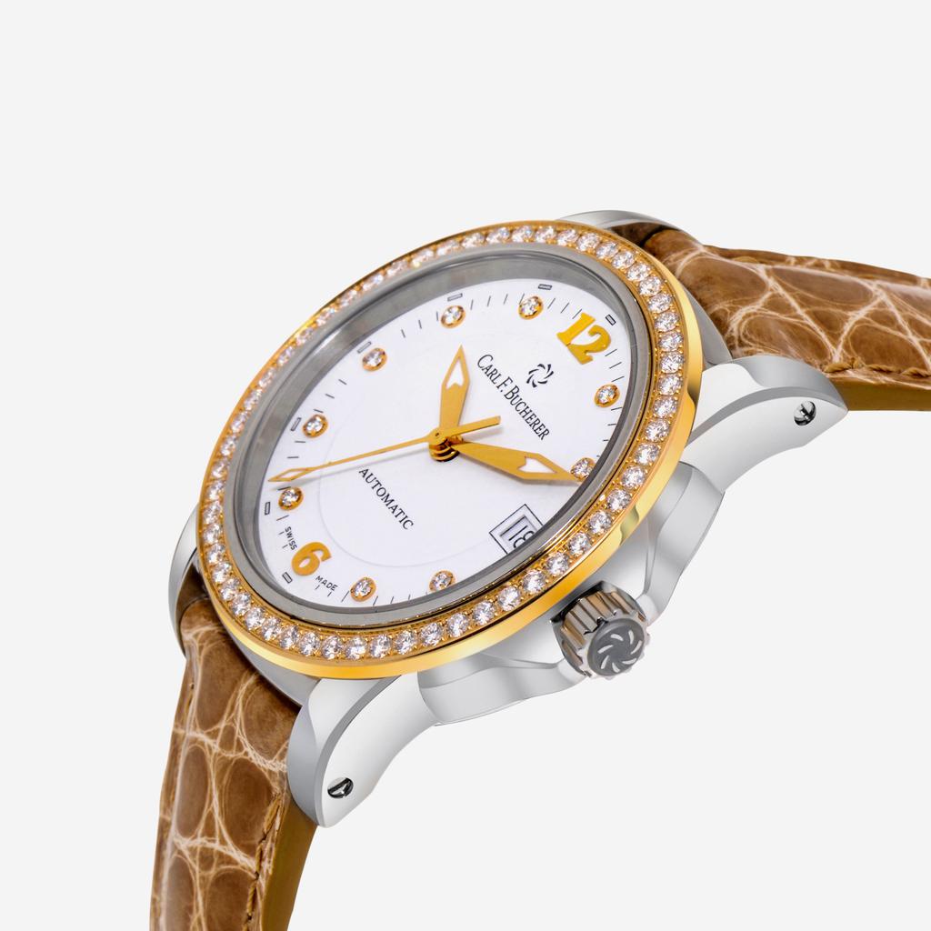 Carl F. Bucherer Carl F. Bucherer Patravi Autodate Diamond Automatic Ladies Watch 00.10622.06.24.11