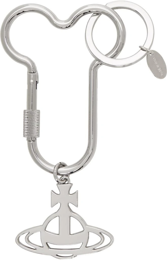 Vivienne Westwood Silver Penis Carabiner Keychain 2