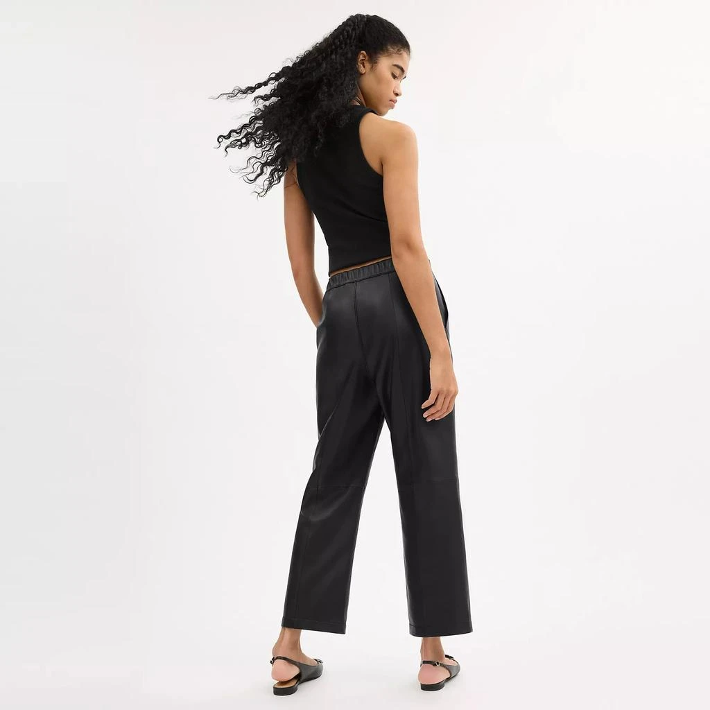 Coach Leather Pants 3