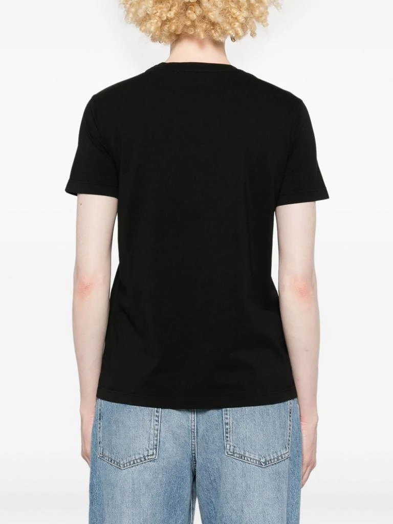 Ermanno ERMANNO - Embroidered Cotton T-shirt 3