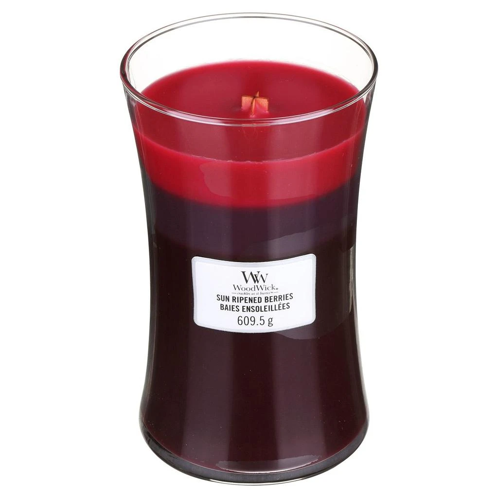 Woodwick WoodWick - Trilogy Sun Ripened Berries Large Hourglass Jar Candle 1