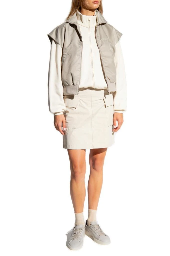 Essentials Fear Of God Essentials Elastic Waist Mini Skirt 4