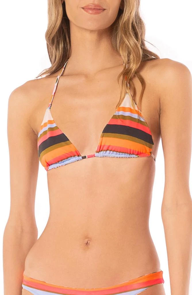 Maaji Geogame Balmy Reversible Triangle Bikini Top 3