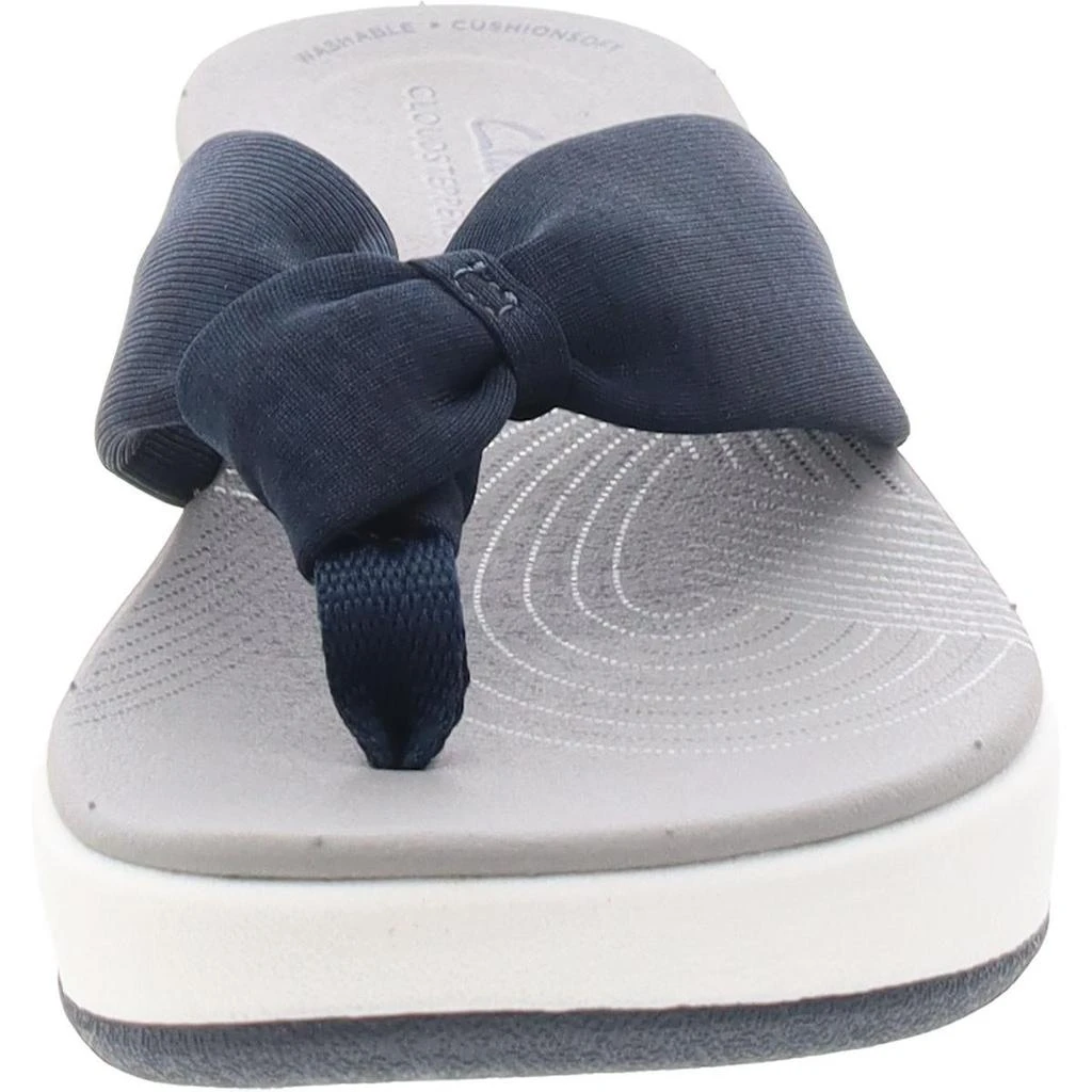 Cloudsteppers by Clarks Arla Glison Womens Slip On Platform Thong Sandals 2