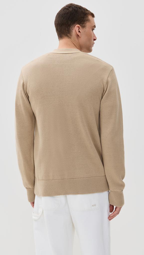 Officine Générale Miles Cotton Tonal Argyle Cardigan
