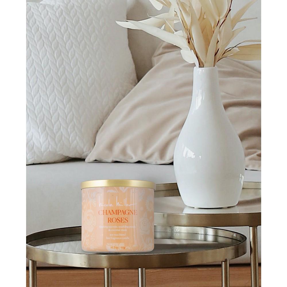 Nicole Miller Champagne & Roses Candle, 14.5 oz.