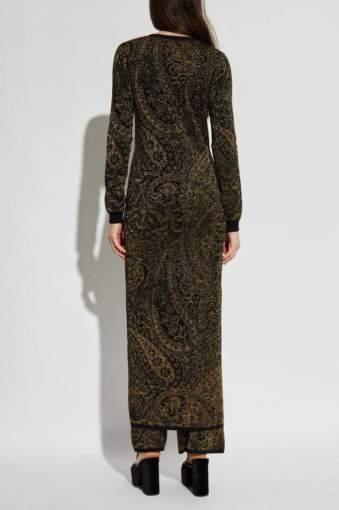 ETRO Etro Paisley Jacquard Lurex Thread Maxi Cardigan 3