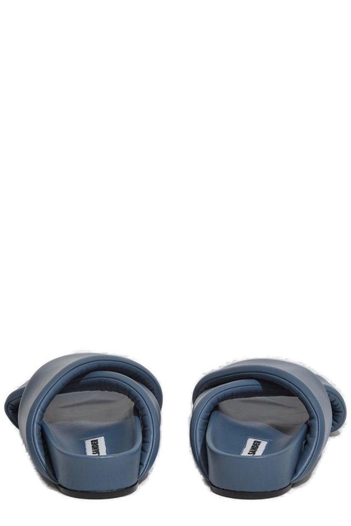 Shop Jil Sander Crossover-Strap Padded Sandals on Sale at