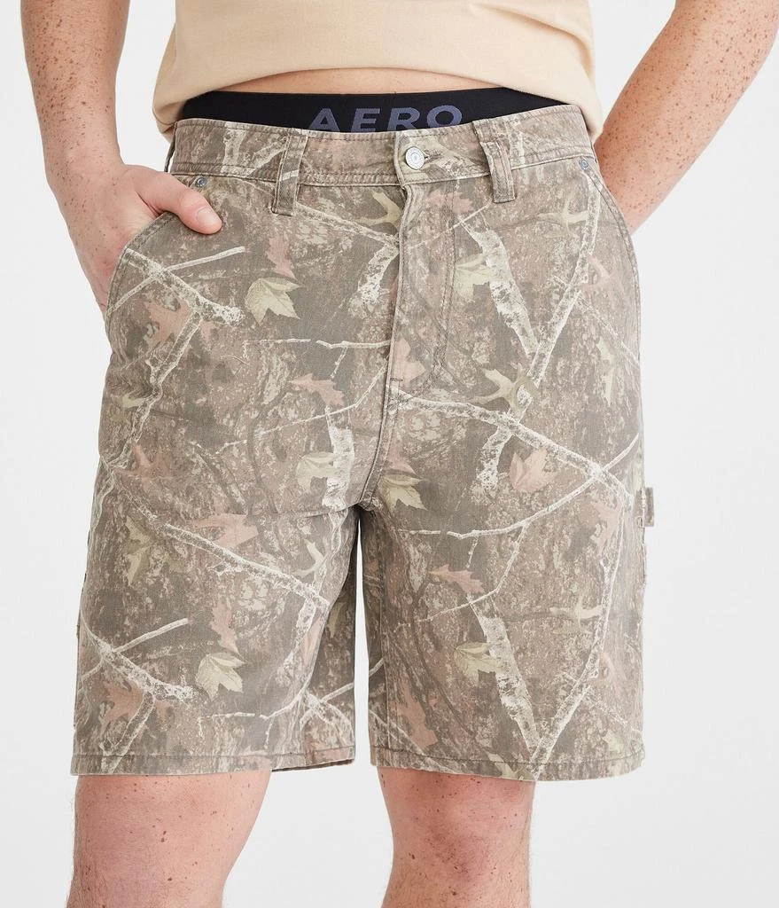 Aeropostale Forest Camo Carpenter Shorts 8" 1