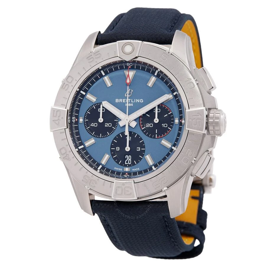 BREITLING Avenger Chronograph 44mm Automatic Blue Dial Men
s Watch AB0147101C1X1 1