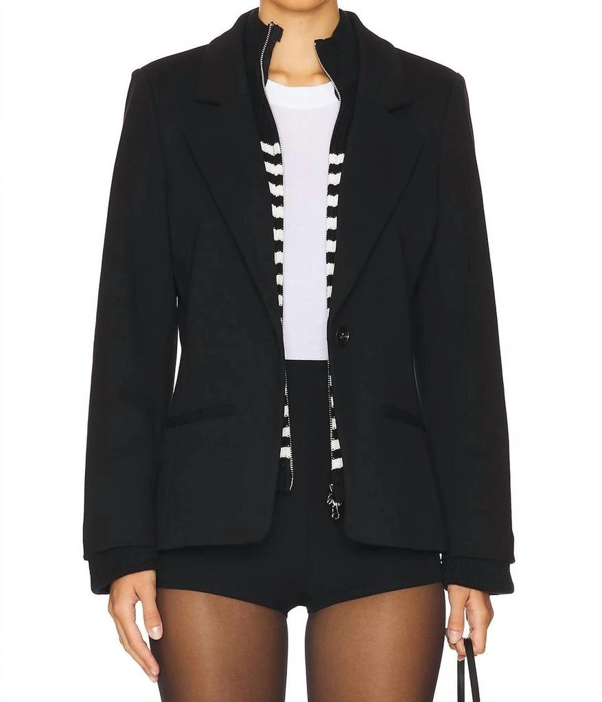 Central Park West Central Park West - Avalon Turtleneck Dickie Blazer 2