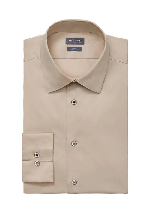 Madison Mens Slim Fit Dynamic Cooling Dress Shirt 1