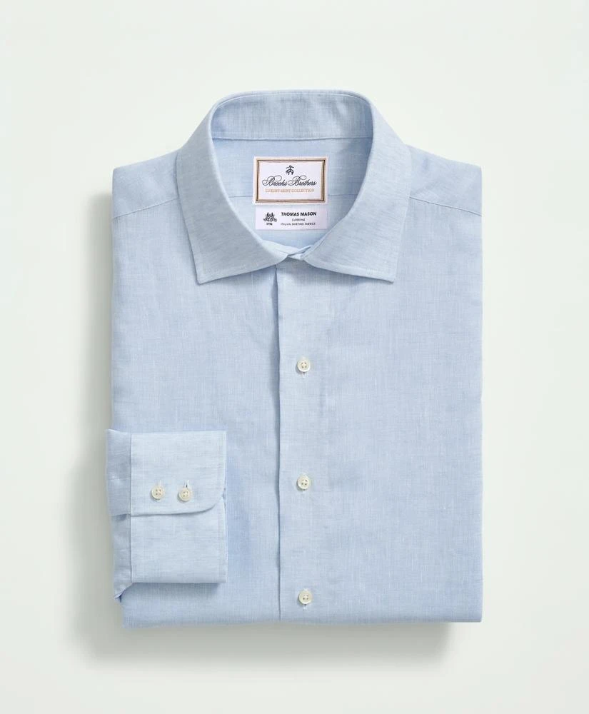 Brooks Brothers Brooks Brothers X Thomas Mason® Linen Poplin English Spread Collar 3