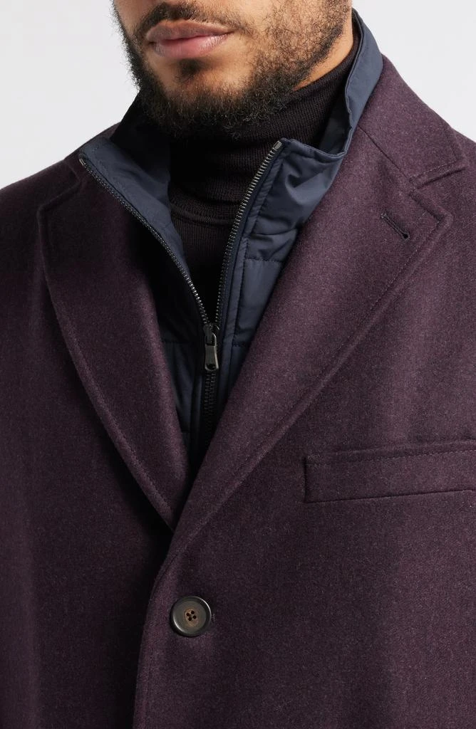 Jack Victor Delroy Wool Topcoat with Removable Bib 5